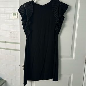 Black maje mini dress